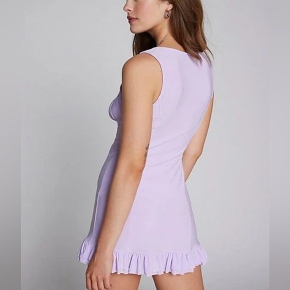 Kimchi UO Purple Ribbon Dress NWT XS - Picture 2 of 5